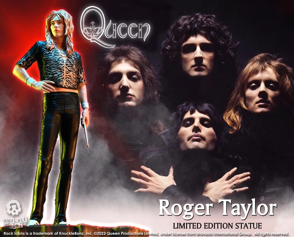 Queen Rock Iconz Statue Roger Taylor II (Sheer Heart Attack Era)